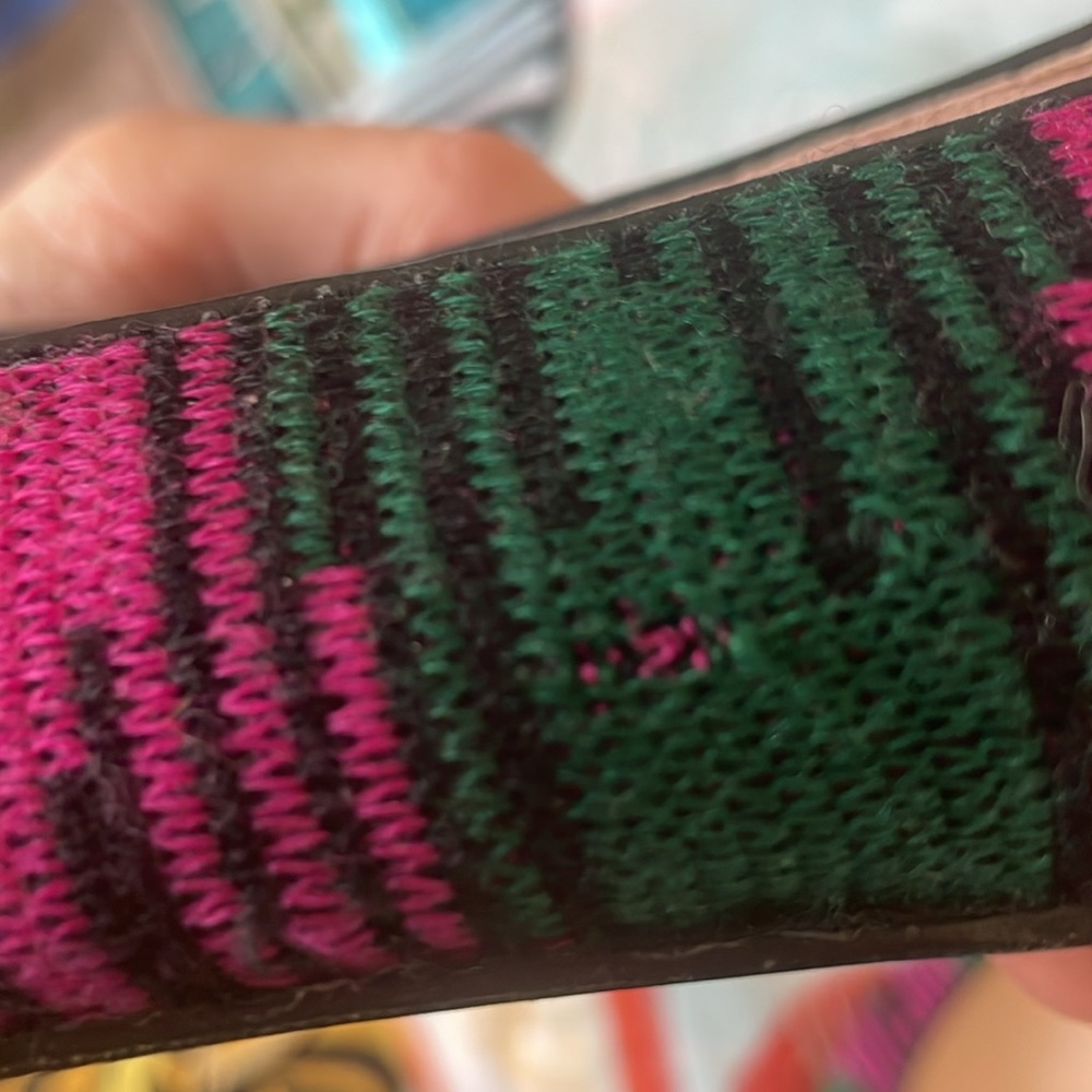 Missoni pink green black point flats 40 wool leather - Picture 7 of 7